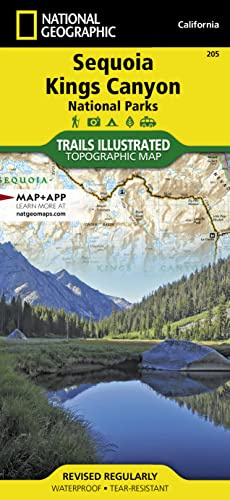 Sequoia & Kings Canyon National Parks Map – National Geographic Trails Illustrated | Waterproof Hiking, Camping & Backpacking Topographic Map
