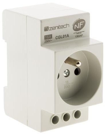 Zenitech Prise modulaire 2P+T NF