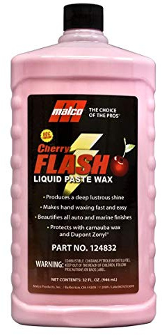 Malco Flash Wax Cera di Carnauba Rapida per Auto Professionale 946 ml - Brillantezza e Protezione Duratura