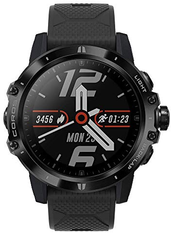 Coros Vertix 47mm Smartwatch GPS Avventura Titanio Vetro Zaffiro Resistente all'Acqua 150m Monitoraggio Ossigeno