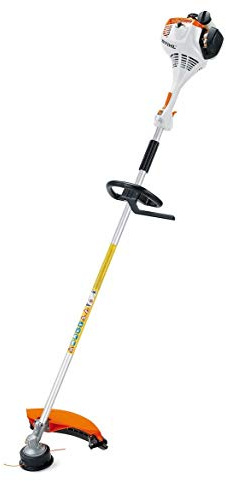 Stihl FS 55 R 27.2cc Petrol 2-Stroke Cowhorn Bars Brushcutter/Strimmer - Black, Silver, Orange