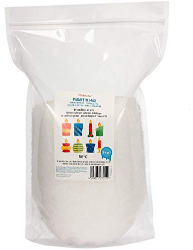 Materialix Cire de Paraffine pour Bougies - diverses tailles (3kg)