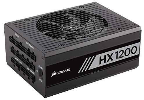 Corsair HX1200 1200W 80+ Platinum Fully Modular Power Supply Unit - Black