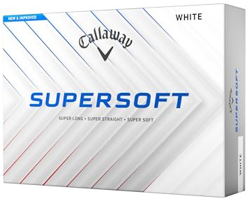 Callaway Golf Supersoft Golf Ball 2025, White