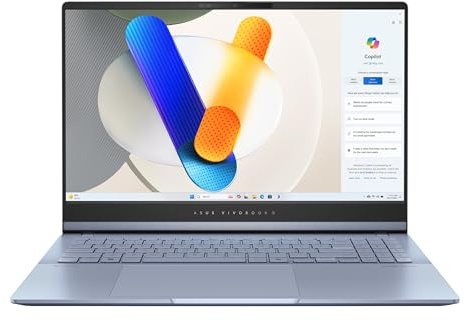 ASUS Vivobook S 15 OLED S5506MA-MA025W Laptop - Intel Core Ultra 9 185H, 32GB RAM, 1TB SSD, 15.6" 3K OLED, Windows 11 Home, Mist Blue