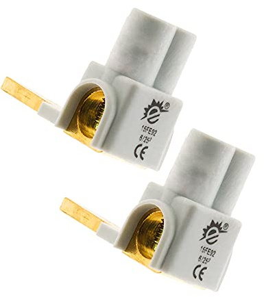 Zenitech Lot de 2 bornes de raccordement Horizontales