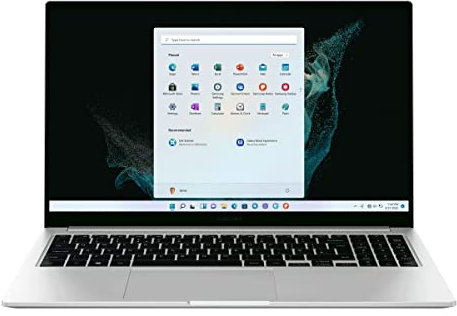 Samsung Galaxy Book2 15.6" Laptop - Intel Core i5 12th Gen, 8GB RAM, 256GB SSD, Windows 11, Silver