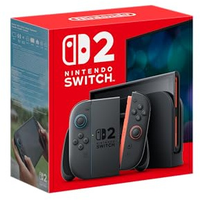Nintendo Switch 2 Console Hybride 256 Go Noir Écran 7.9" 1080p HDR VRR 120Hz 4K TV Mode Joy-Con 2 Magnétique