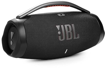 JBL Boombox 3 Portable Waterproof Bluetooth Speaker - Black, 24h Battery, IP67