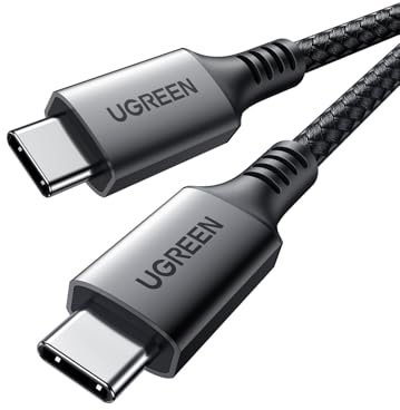UGREEN 100W Câble USB C vers USB C PD 20V 5A Câble Type C Charge Rapide et Sync Compatible avec iPhone 17 Pro Max Air 16 15 14 Galaxy S26 Ultra S25 iPad Air mini MacBook Pro Air Pixel 10 (1M)