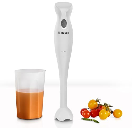 Bosch MSM6B150GB Hand Blender with Beaker, 300W - White