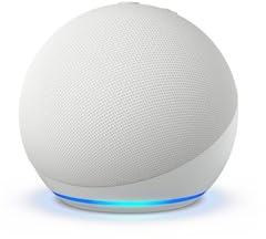 Amazon Echo Dot 5th Generation Smart Speaker with Alexa - Glacier White