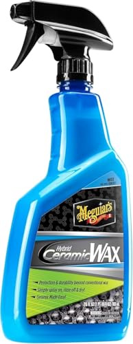 Meguiar's Hybrid Ceramic Spray Wax 768ml - Advanced SiO2 Technology, Liquid, Blue