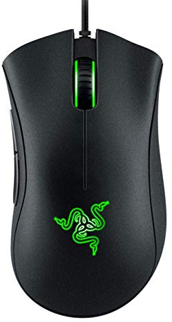Razer DeathAdder Essential (2021) - Wired Gaming Mouse (Optical Sensor, 6400 DPI, 5 Programmable Buttons, Ergonomic Form Factor) Black