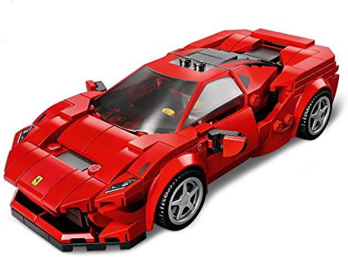 LEGO Speed Champions Ferrari F8 Tributo (76895) Red Toy Racing Car with Driver Minifigure, 275 Pieces, Ages 8+