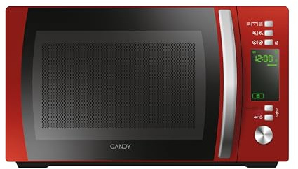 Candy CMXG20DR Microonde con Grill e App Cook-in, 20 Litri, 700W, Rosso