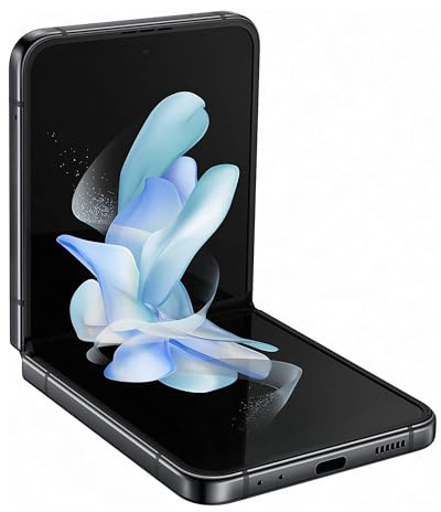 2022 Samsung Galaxy Z Flip4 128GB Graphite Dual Sim (e-Sim)(Renewed)