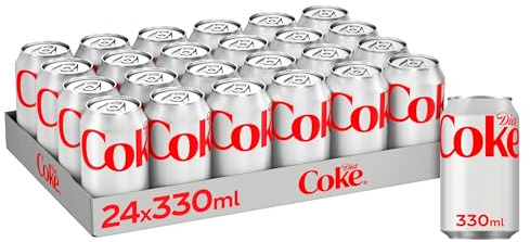 Diet Coke Can Cola 330ml Pack of 24