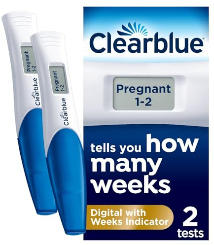 Clearblue Digital Pregnancy Test with Weeks Indicator - 2 Tests