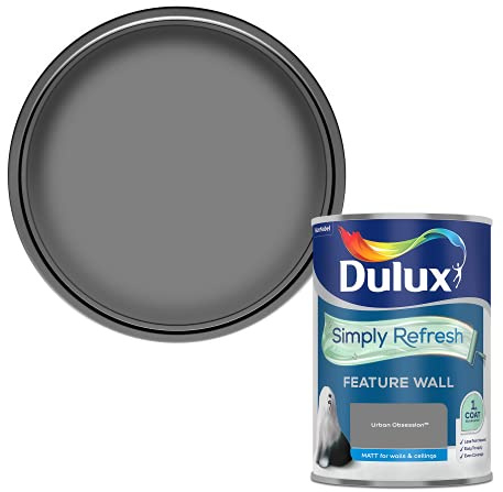 Dulux Simply Refresh One Coat Feature Wall Matt Emulsion Paint, Urban Obsession, 1.25L