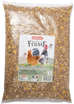 Zolux Aliment Composé Mélange Poulets et Poules Basse Cour 4 kg