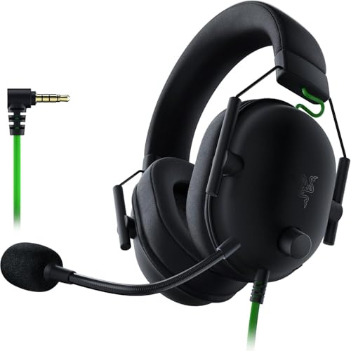 Razer BlackShark V2 X - Multi-Platform Wired E-sports Headset (Triforce 50 mm Drivers, Advanced Passive Noise Cancellation, 7.1 Surround Sound, Hyperclear Cardioid Mic) Black
