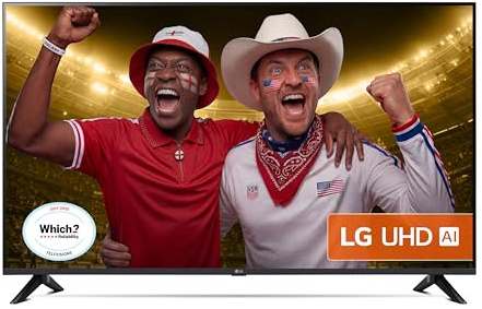 LG 55UA73006LA 55-Inch 4K Ultra HD HDR Smart TV (webOS 25 Platform with AI Concierge, Alpha 7 Processor 4K Gen8, Game Optimiser & ALLM, 60Hz) [Model 2025]
