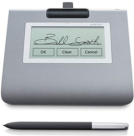 Wacom STU-430 Tavoletta Grafica per Firma Elettronica - 4.5" LCD, Grigio, 1024 Livelli di Pressione