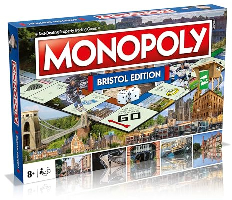 Winning Moves Bristol Monopoly Board Game - Multi-color, Ages 8+