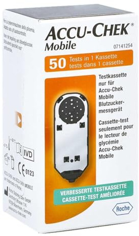 Accu-Chek Mobile Blood Glucose Test Cassette - 50 Tests