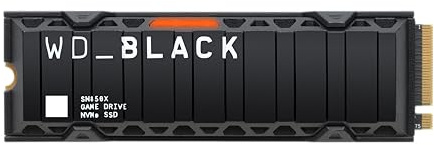 WD Black SN850X 2TB SSD M.2 2280 NVME PCI-E Gen4 Solid State Drive with Heatsink