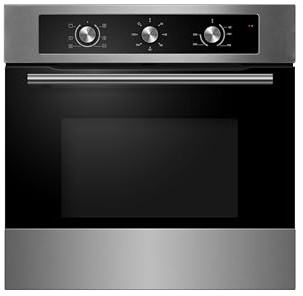 Cookology COF600SS Built-in Electric Single Fan Oven in Stainless Steel - 65 Litre Capacity - Easy Programmable Timer - Minute Minder