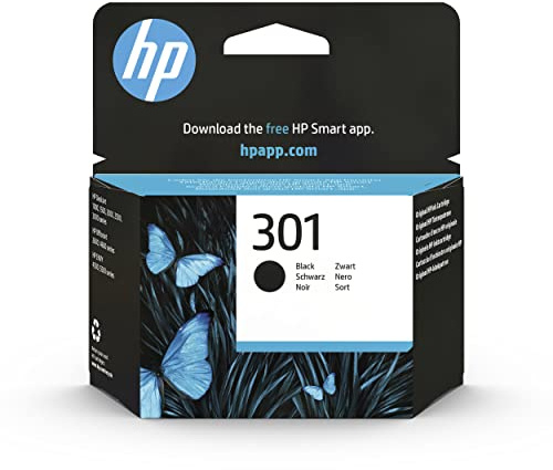 HP 301 Black Original Ink Cartridge (CH561EE) – For DeskJet 1000, 1010, 1050, 1510, 2050, 2510, 2540, 3000, 3050, 3055, ENVY 4500, 5530, OfficeJet 2620, 4630