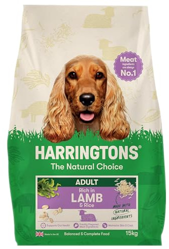 Harringtons Complete Dry Adult Dog Food Lamb & Rice 15kg - Made with All Natural Ingredients (Packaging may vary)