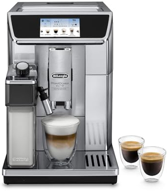 De'Longhi Primadonna Elite Experience ECAM650.85.MS Automatic Bean to Cup Coffee Machine, Silver, 1450W, 1L