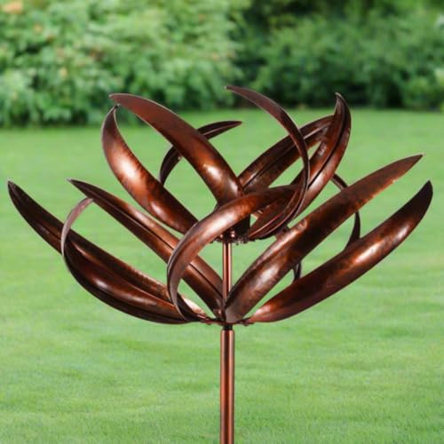 Burghley garden wind sculpture spinner 208cm tall