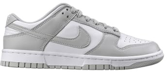 Nike Dunk Low Retro Men's White/Grey Fog Casual Shoes - Size 9.5 UK
