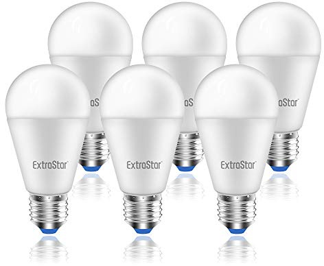 EXTRASTAR Lampadina LED E27, 15W (equivalenti a 120W), 6500K, luce bianca fredda - Pacco da 6