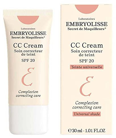 Embryolisse CC Cream Complexion Correcting Care SPF20, Self-Adjusting Pigments, 30ml