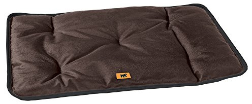 Ferplast Cuccia Cane e Gatto Antigraffio e Impermeabile, Tessuto Tecnico Resistente Tech, JOLLY Taglia Media, Materassino Lavabile in Lavatrice a 30°, 83 x 50 x 3,5 cm, Marrone