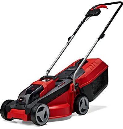 Einhell Tosaerba a batteria GE-CM 18/30 Li-Solo Power X-Change (18 V, 30 cm larghezza di taglio, fino 150 m², Brushless, 25L sacco raccoglitore, 30-70 mm altezza di taglio, senza batterie)