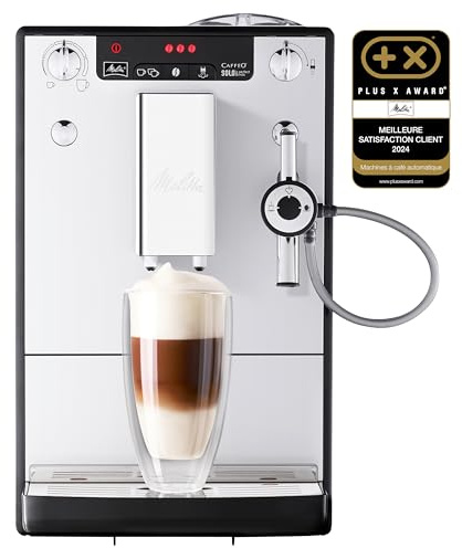 Melitta CAFFEO SOLO & Perfect Milk E957-103 Máquina Espresso Superautomática Plata 1.2L con Molinillo Integrado y Auto Capuchinador