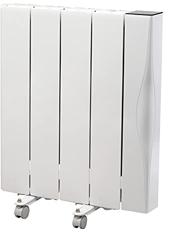 Beldray 1000W White Smart Ceramic Radiator Heater with WiFi Control, LCD Display & Timer