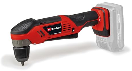 Einhell Cordless Right Angle Drill 18V Power X-Change, 45Nm, 10mm Quick-Release Chuck, LED Light, Rotatable Battery Holder for Working in Tight Spaces, Without Battery TE-AD 18 Li-Solo