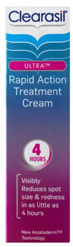 Clearasil Spot Cream Ultra Rapid Action Treatment Cream - Within 4 HOURS - 25ml''