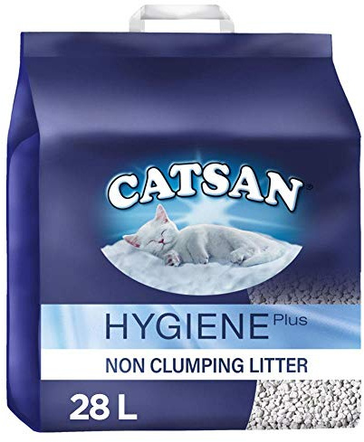 Catsan Hygiene Plus 28L Non-Clumping Odour Control Cat Litter