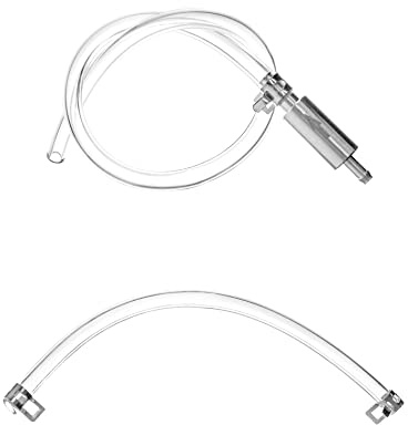 QWORK® Kit de Purgeur de Frein de Moto, Tuyau de Purgeur de Frein et Valve unidirectionnel pour Moto Voiture