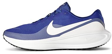 Nike Men's Revolution 8 Road Running Shoe, Deep Royal Blue/White/World in, 8