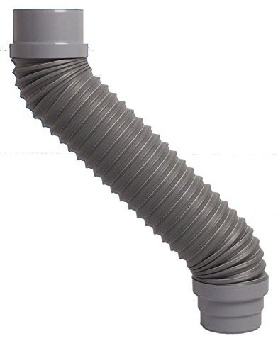 Raccord Extensible Évacuation MULTICOUDE CETA Ø 100 mm Femelle/Femelle Gris - Extensible 270 à 650 mm