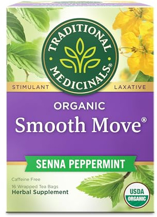 Traditional Medicinals Organic Smooth Move Peppermint 16 Tea Bags